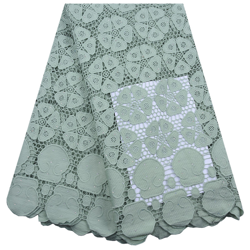 African Guipure Lace Fabric Wi - Crystal Mesh Fabric ulasan dan harga