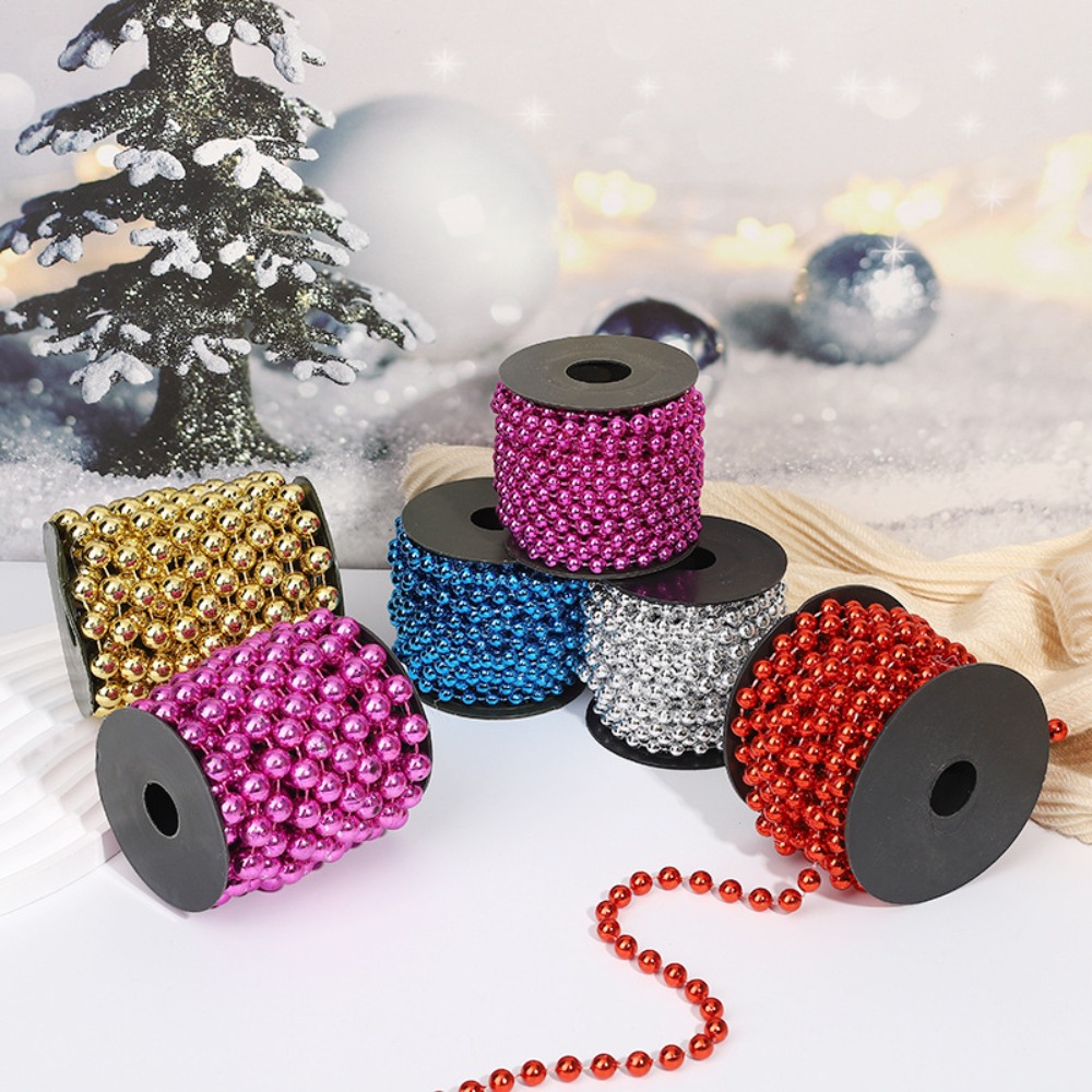 3m/Roll 9mm Pearl Bead Chain G - Pearl Trim Chain ulasan dan harga