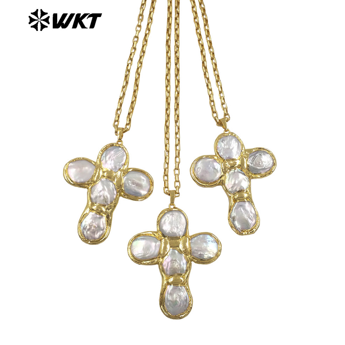WT-JN349 Newest Design Natural - Pearl Trim Chain ulasan dan harga