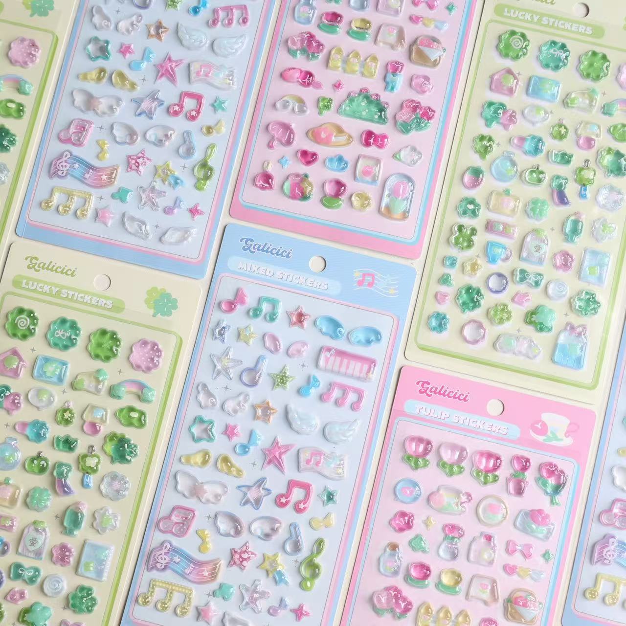 1PC/3PC Korean Three-dimension - Embellishments For Scrapbooking ulasan dan harga