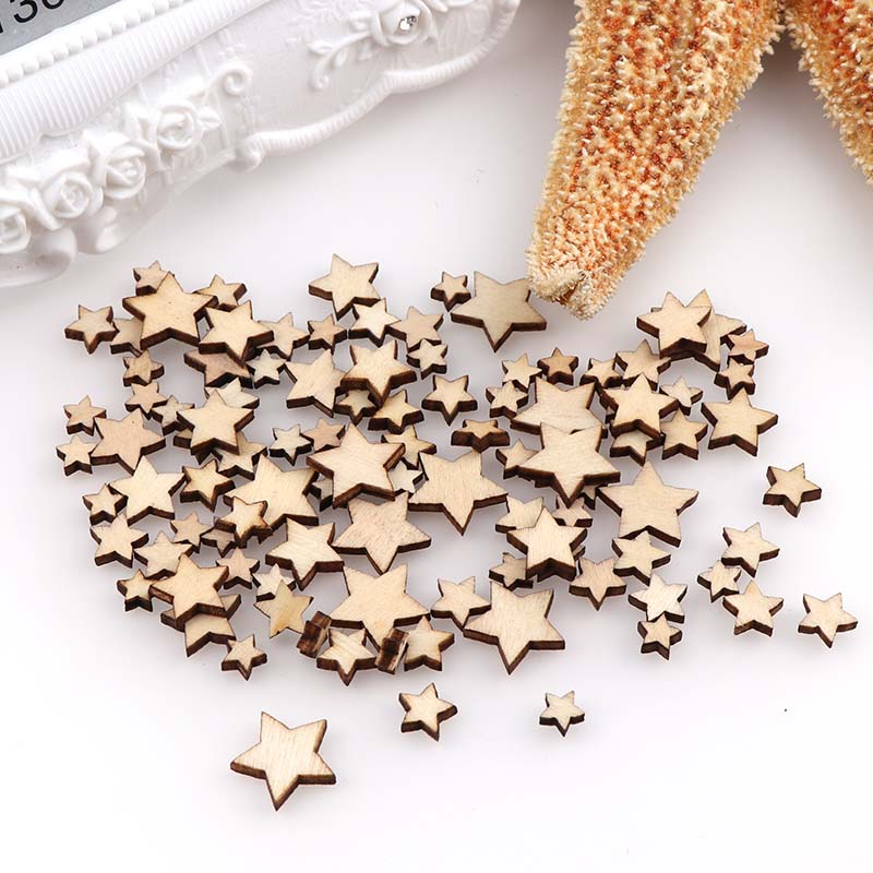 100Pcs DIY Size mixing Pentagr - Embellishments For Scrapbooking ulasan dan harga